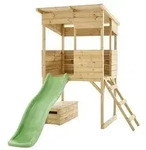 Westmann Spielhaus Wildnis inkl. Rutsche, ca. B126/H205/T114 cm