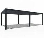 Weide Pergola LED E-Deluxe Plus 8x4, ca. B800/H255/T400 cm