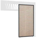 Weide Horizontales Seitenwand-Paneel, Holzoptik, ca. B113/H236 cm