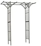 Nature Metall Rosenbogen, ca. B114/H232/T66 cm, Schwarz