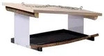 dobar&reg; wildlife Vogelfutterhaus Futura II, ca. B38/H18/T22 cm, Wei&szlig;, Schwarz,...