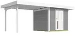 Weka Designhaus 172 B Gr. 1, ca. B575/H226/T314 cm, Grau