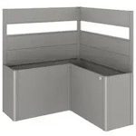 Biohort Sichtschutz Belvedere L150 mit Acrylglas, ca. B152/H91/T152 cm,...
