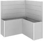 Biohort Sichtschutz Belvedere L150, ca. B152/H91/T152 cm, Silber