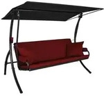 Angerer Hollywoodschaukel Elegance Joy bordeaux, 3-Sitzer