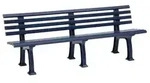 Blome Bank Juist, 4-Sitzer, Blau
