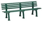 Blome Bank Juist, 4-Sitzer, Gr&uuml;n