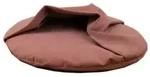 Silvio Design Kuschelkissen Iglu, rund, Hellbraun