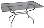Royal Garden Streckmetall-Gartentisch, ca. B145/H74/T90 cm, Grau