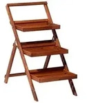 dobar Pflanzentreppe, 3-stufig, Braun