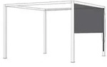 Siena Garden Schattenmanufaktur&reg; Pergola Rollo, Anthrazit