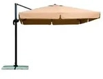 Schneider Classics Sonnenschirm Rhodos, Holzoptik, quadratisch ca. B300/T300 cm,