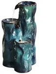 Dehner Keramik-Gartenbrunnen Corso, solarf&auml;hig, ca. H64,5 cm