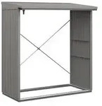 H&ouml;rmann Berry-Kaminholzregal Classic, Graualuminium