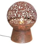 Dehner Cortenstahl-Gartenbrunnen Floral, ca. H66 cm