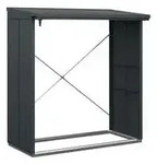 H&ouml;rmann Berry-Kaminholzregal Modern, Anthrazit