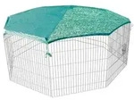 Trixie Freigehege mit Netz, ca. B80/H75 cm, Silber