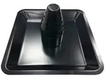 tepro H&auml;hnchenhalter, ca. B26,8/H13,5/T26,8 cm, Schwarz