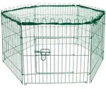 dobar&reg; petlife Freilaufgehege mit Netz, ca. B112/H56/T98 cm, Gr&uuml;n