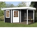 Weka Designhaus 213 A Gr.1, ca. B442/H237/T278 cm, Schwarz