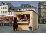 Weka Verkaufshaus 221, ca. B283/H226/T240 cm, Natur