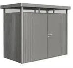 Biohort Ger&auml;tehaus HighLine H1, ca. B275/H222/T155 cm, Quarzgrau
