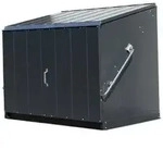 Trimetals Fahrradbox Stowaway, ca. B138/H113/T89 cm, Dunkelgrau