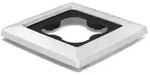 LECHUZA&reg; Rolluntersetzer CUBICO, Wei&szlig;
