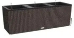 LECHUZA&reg; Polyrattan-Kasten Trio Cottage, rechteckig, Braun