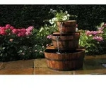 Ubbink Holz-Gartenbrunnen Edinburgh, &Oslash; 59 x 72 cm, Braun
