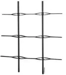 LECHUZA&reg; Trio Cottage Rankgitter, schwarz, ca. B113/H170 cm
