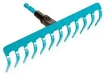 GARDENA combisystem Rechen, 30 cm, T&uuml;rkis, Schwarz