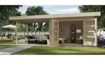 Weka Designhaus 126 B, Gr. 2, ca. B645/225/T377 cm, Natur