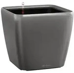LECHUZA&reg; QUADRO LS, All-in-One-Set, Dunkelgrau