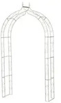 Siena Garden Metall-Rosenbogen Siena, ca. B140/H252/T40 cm, Silber
