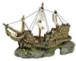 Nobby Aquariumdeko Schiff, ca. B33/H23/T13 cm