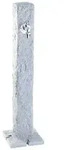Garantia Kunststoff-Wasserzapfs&auml;ule Granit, ca. H100 cm, Hellgrau