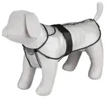 Trixie Hunde-Regenmantel Tarbes, Schwarz, Transparent