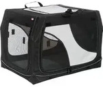 Trixie Hundetransportbox Vario, schwarz/grau