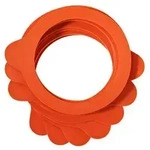 WECK&reg; Einkochring f&uuml;r Einmachgl&auml;ser, &Oslash;54/66 mm, 10er-Set, Rot