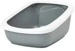 SAVIC Katzentoilette Aseo Jumbo, wei&szlig;/grau, ca. B48,5/H28/T67,5 cm