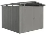 Biohort Metallger&auml;tehaus Panorama&reg; P4, ca. B273/H227/T278 cm, Quarzgrau