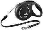 flexi&reg; Hundeleine Seil-Leine Classic, M, 8 m, Schwarz