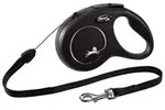 flexi&reg; Hundeleine Seil-Leine New Classic, Small, 8m, Schwarz