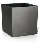 LECHUZA&reg; CUBE, All-in-One Set, Dunkelgrau