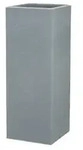 Scheurich Kunststoff-Topf C-Cube High, quadratisch, ca. B26/H70/T26 cm, Grau