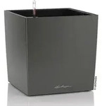 LECHUZA&reg; CUBE, All-in-One Set, Dunkelgrau