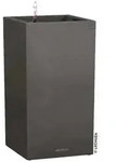 LECHUZA&reg; Kunststoff-Topf Canto Stone, quadratisch, Dunkelgrau