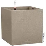 LECHUZA&reg; Kunststoff-Topf Canto Stone, quadratisch, Beige