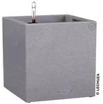 LECHUZA&reg; Kunststoff-Topf Canto Stone, quadratisch, Grau